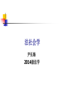 法社会学课件