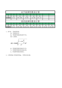 弹性敷设计算