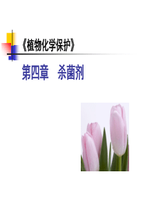 (完整版)杀菌剂防治植物病害的作用原理