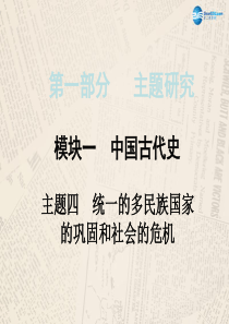 主题四统一的多民族国家的巩固和社会的危机课件