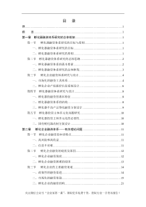 中国孵化器融资体系研究_设计与实施_232页商业计划书（DOC232页）