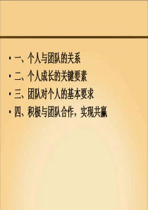 个人成长与团队共赢（PPT46页)