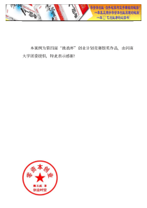 九天精细化工有限责任公司创业计划