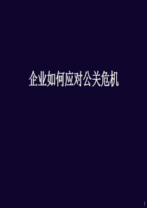 企业如何应对公关危机（PPT34页）》