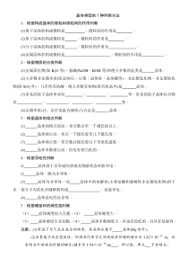 晶体类型的5种判断方法