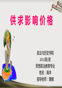 供求影响价格授课PPT