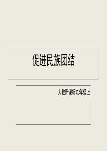 人教部编版道德和法治九年级上册-7.1促进民族团结--课件(共34张ppt)