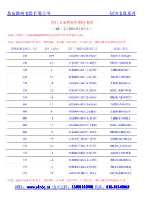 西门子制动电阻选型