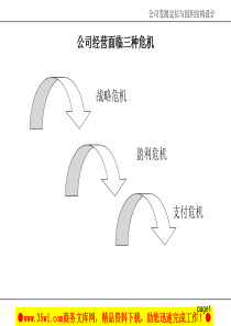 公司经营面临三种危机