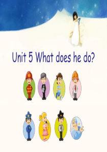 【人教PEP版】六年级英语上册第五单元Unit-5《What-does-he-do》完整PPT教学课