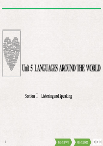 高中英语《Languages-Around-The-World》Listening-and-Spea