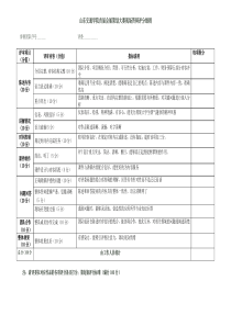 会展策划大赛现场答辩评分表