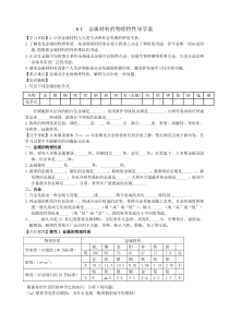 6.1金属材料的物理特性导学案