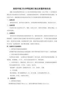 环境卫生学监测方案