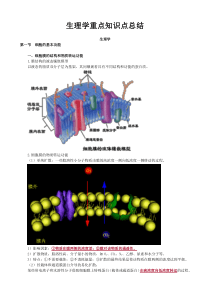 生理学重点知识点总结