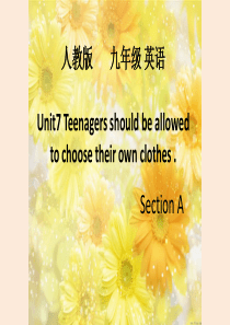 Unit7-Teenagers-should-be-allowed-to-choose-their-