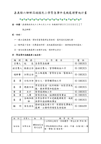 嘉义县六脚乡蒜头国民小学紧急事件危机处理实施计画