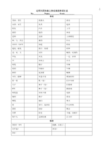 辽师大四年级上快乐英语单词及重点句型汇总