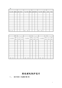 热处理炉课程设计