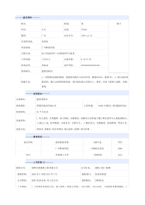 资料员个人简历模板