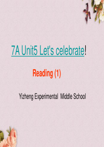 【优课】七年级英语上册-Unit-5-Let’s-celebrate-Reading课件