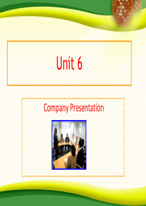 Unit-6-Company-Presentation(新)