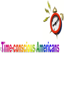 unit-1-time-conscious-Americans-美国人的时间观念