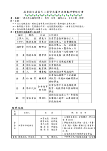 屏东县佳义国民小学紧急事件危机处理实施计画