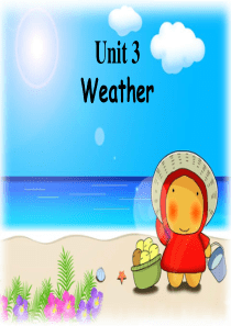 新版pep四年级英语下册unit3-weather--A-lets-learn-课件