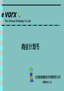 北京蛙视通信技术有限责任公司商业计划书(2)