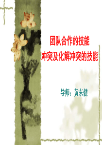 团队合作及冲突-人文医学培训