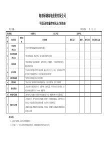 平屋面防渗漏控制见证点检查表