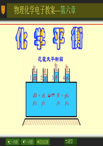 物理化学电子教案第六章化学平衡