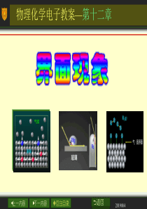 物理化学电子教案第十二章
