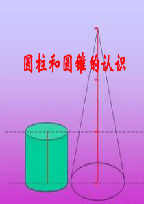 苏教版数学六下第2单元《圆柱和圆锥》(圆柱和圆锥的认识)课件1