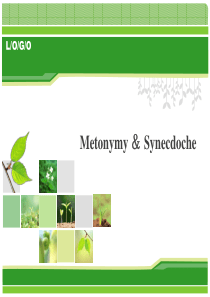 Metonymy&-Synecdoche