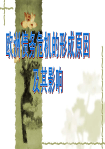 欧洲债务危机形成原因及其影响