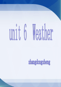 unit6--weather