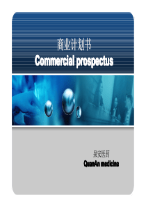 商业计划书Commercialprospectus