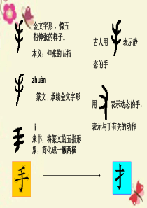 小学二年级写字课《提手旁》PPT课件