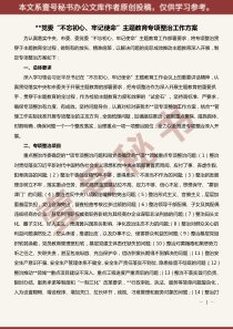 党委不忘初心牢记使命主题教育专项整治工作方案