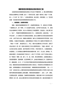 镇委新型冠状病毒肺炎防控情况汇报