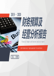 财务预算及经营分析报告模板