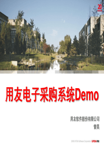 用友电子采购系统Demo