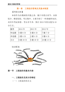 造价管理 第一章 工程造价管理及其基本制度