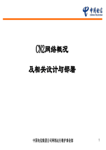 CN2网络概况及MPLSVPN简介