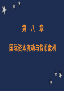 第八章国际资本流动与国际货币危机