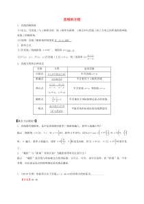 20202021学年高考数学考点第九章平面解析几何直线的方程理