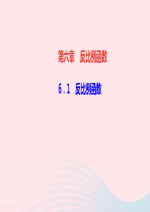 九年级数学上册第六章反比例函数1反比例函数作业课件新版北师大版