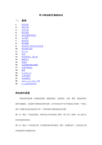 网站建设基础知识